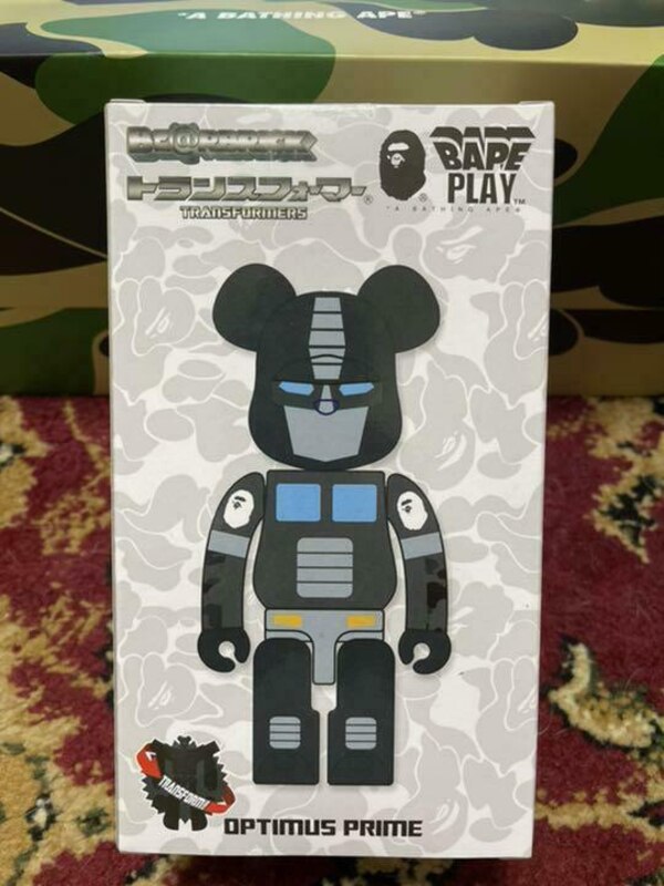 Transformers Bearbrick BAPE Black Version Optimus Prime Exclusive